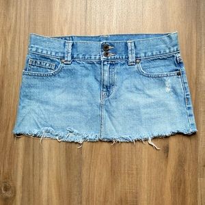 Abercrombie blue Jean skirt